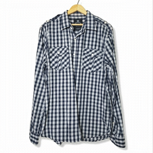 Bongo Plaid Button Down Shirt XL